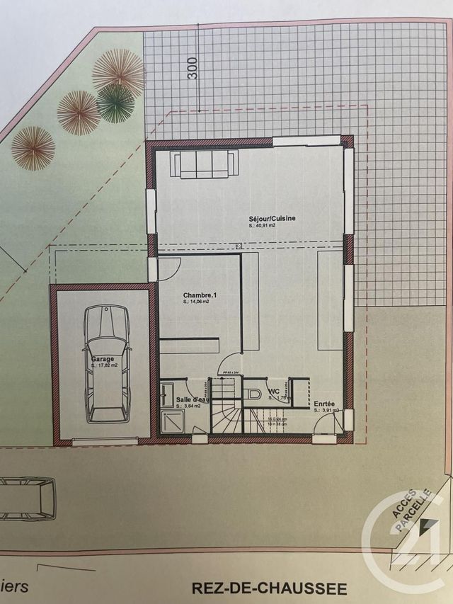 Afficher la photo en grand terrain à vendre - 402.0 m2 - BEAUZELLE - 31 - MIDI-PYRENEES - Century 21 Fly Immo